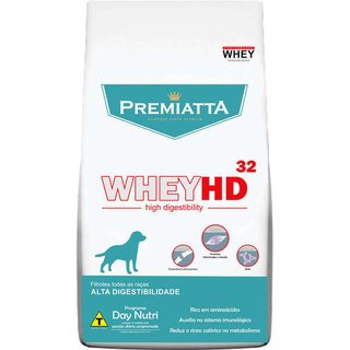 Ração Premiatta Whey HD 32 Alta Digestibilidade para Cães Filhotes
