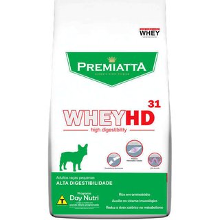 Ração Premiatta Whey HD 31 Alta Digestibilidade para Cães de Raças Pequenas