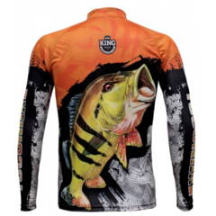 Camisa de Pesca King Brasil Proteção UV 50 Kff 600 Tucunaré na internet