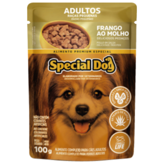 Sachê Special Dog Pequenas Raças Sabor Frango 1 un 100g