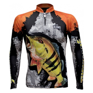 Camisa de Pesca King Brasil Proteção UV 50 Kff 600 Tucunaré