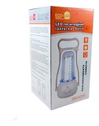 / Lampião Série Eco-lux 770a - Led Recarregável Lanterna - comprar online
