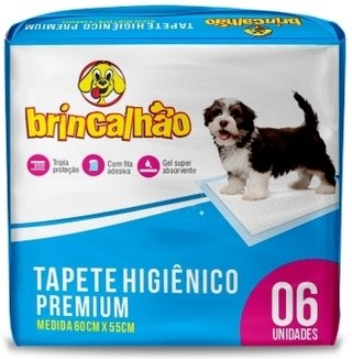 Tapete Higiênico Brincalhão com 06 unidades (60cmX55cm)