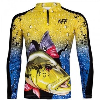 Camisa de Pesca King Brasil Proteção UV 50 + Kff 60 Tucunaré