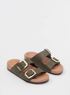 Chinelo Petite Jolie Lovin' Flat Oliva/Mocca PJ7279 na internet