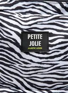 Mochila Petite Jolie Teen Zebra/Preto PJ11055 - June Online