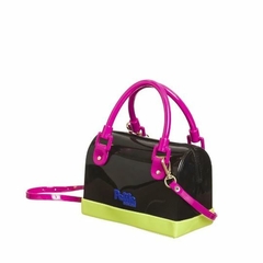 BOLSA INFATIL PETITE JOLIE MINI BLOOM PRETO/ LEMON/ BLUE - comprar online