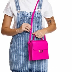 BOLSA PETITE JOLIE SOUL PJ10314 DARK PINK/ OURO - June Online