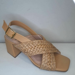 Sandalia Tira Carvalho Salto Alto Lisa Napa June Shoes - comprar online