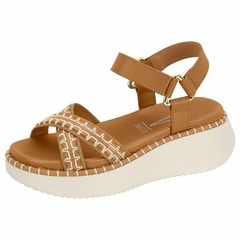 Sandália Vizzano feminina Flat-Form Camel 6529.102 - comprar online