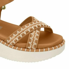 Sandália Vizzano feminina Flat-Form Camel 6529.102 na internet