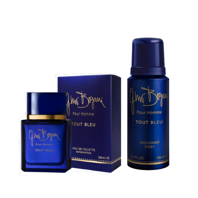 Perfume Gino Bogani Tout Blue Edt + Desodorante