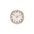 6736 Relógio Parede Alumínio Dourado Silencioso Gourmet Sala - comprar online