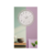 Relógio Parede Herweg Translúcido Alto Relevo Prata 6832 - comprar online