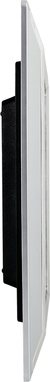 Relógio De Parede Quadrado Moderno Prata Silencioso Herweg 6269-70 - comprar online