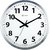 Relógio Silencioso Parede 40cm Branco Alumínio Herweg 6713s