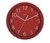 Relógio De Parede Alumínio 25cm Vidro Pint Epóxi Herweg 6718 na internet