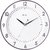 Relógio Silencioso Parede Rosê Musical Branco 35cm 6806-309