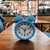 Relógio Despertador Quartz Herweg 2707 Azul - loja online