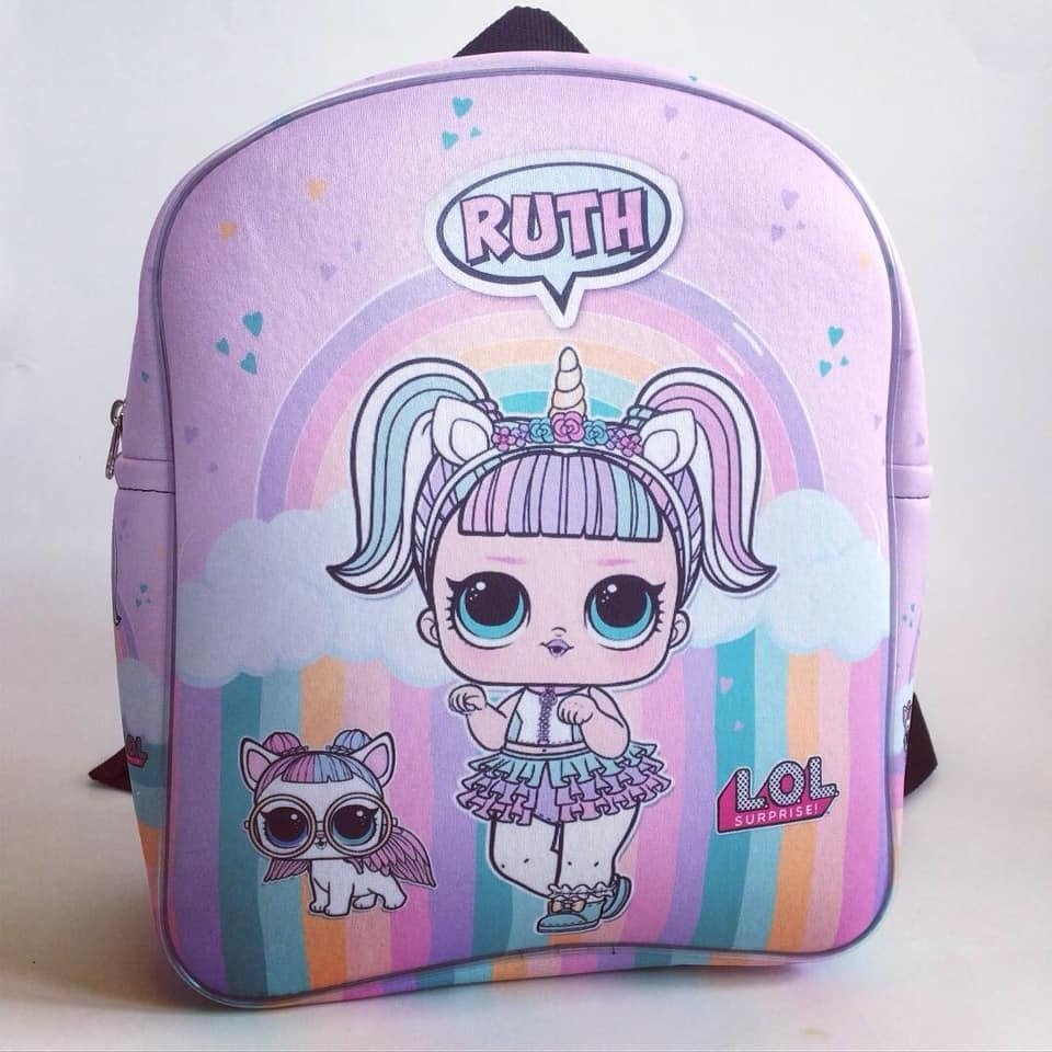 Mochila Jardín - LOL Unicornio - Romina Mariani