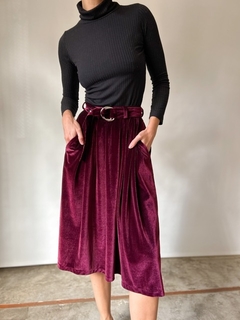 The Velvet Skirt