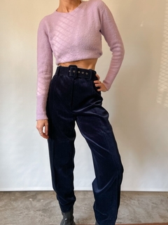 The Velvet Belt Pant - comprar online