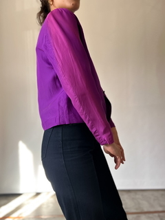 The Purple Silk Blazer en internet