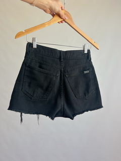 The Black Denim Shorts