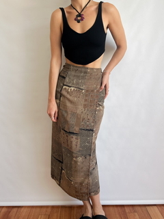 The Wrap Earthy Skirt - DMOD Vintage