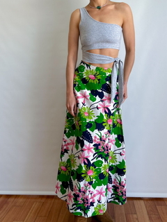The Long Floral Skirt - tienda online