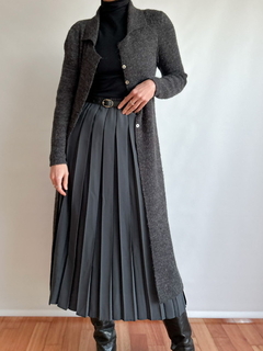 The Pleaded Grey Skirt - DMOD Vintage