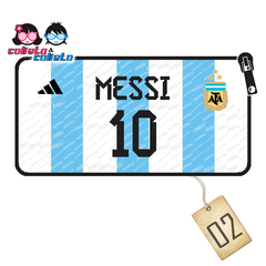 Cartuchera Plana Messi Argentina Mod. 02