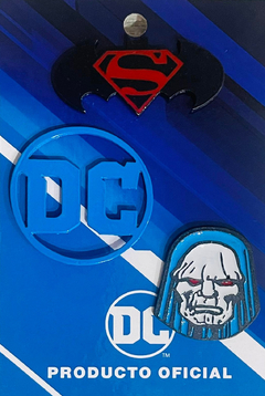 Pins Set Originales - Superman DC Darkseid