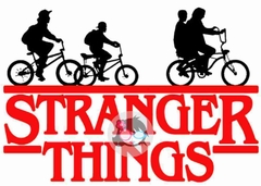 Iman Stranger Things - Logo con bicis
