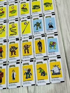 Pack 35 Stickers Chicles + 4 sobres - Las Tortugas Ninjas Mutantes - TMNT - COKETACOKETO