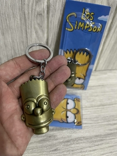 Llavero Metal Bart Simpsons - Dorado - The Simpsons en internet