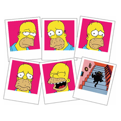 Foto Secuencia "Homero Triste" 6 Fotos - The Simpsons