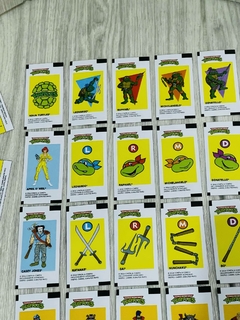 Imagen de Pack 35 Stickers Chicles + 4 sobres - Las Tortugas Ninjas Mutantes - TMNT