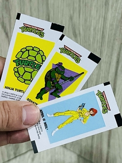 Pack 35 Stickers Chicles + 4 sobres - Las Tortugas Ninjas Mutantes - TMNT