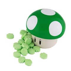 Pastillero Candy Mario Bros 1up Vida Honguito Verde - Golosinas