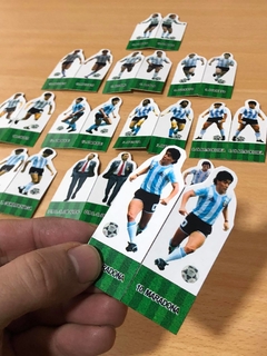 Pack Figuritas Siluetas "Argentina Campeon 1986" (11 jugadores + DT) x12u. en internet