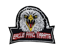 Parche Colmillo de Aguila - Eagle Fang Karate - Cobra Kai - Miyagi-Do 8,5x7cm.