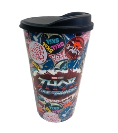 Vaso Tapa Tipo Café Thor Love & Thunder