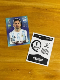 Figurita Messi Azul REPRO - Qatar 2022
