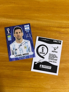 Figurita Messi Remera Titular - Fondo Suplente - REPRO - Qatar 2022