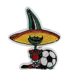 Parche Mascota Mundialista Pique México 1986