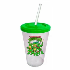 Vaso Retro Plástico - Las Tortugas Ninja Mutantes - TMNT