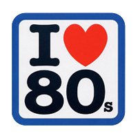 Stickers I love 80s - Retro