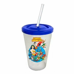 Vaso Retro Plástico - Super Powers - Super Amigos - Dc Comics