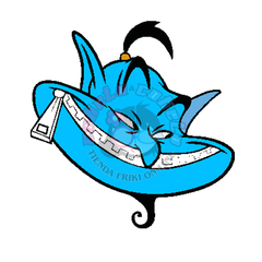 Sticker Aladdin - Genio